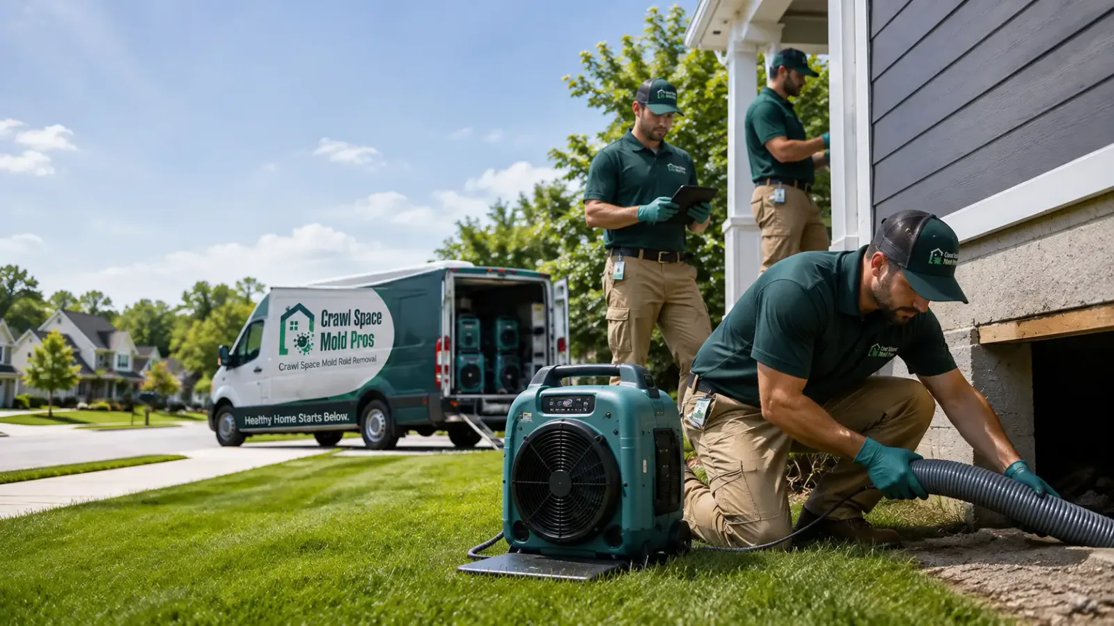 Crawl Space Mold Removal in Carson, CA